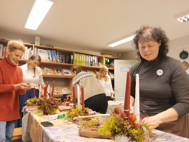 Valsts svētku dekora izveides nodarbība